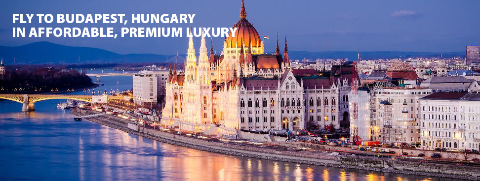 Business class flight to Budapest