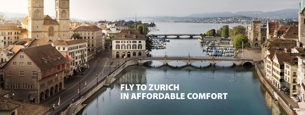 Business class Flight to Zurich